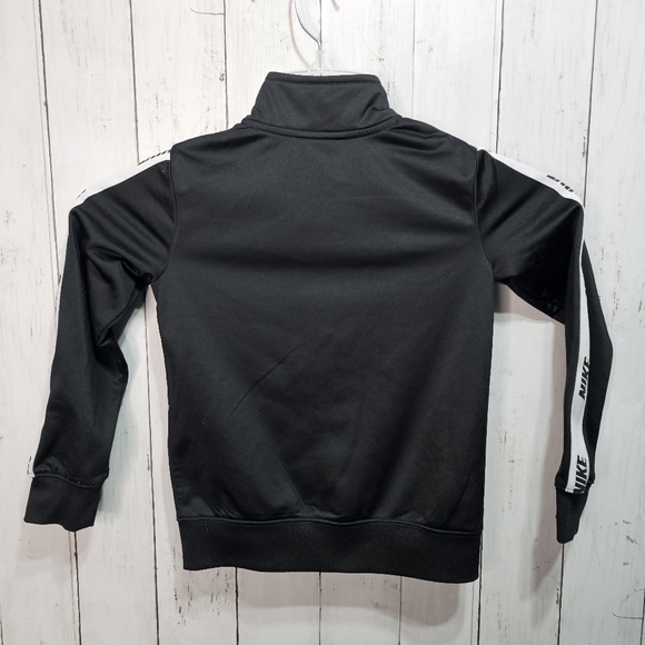Nike Boy's Kids Size 4-5 Yrs Black Full Zip Track Jacket Long Sleeve With Logo. - Picture 8 of 8
